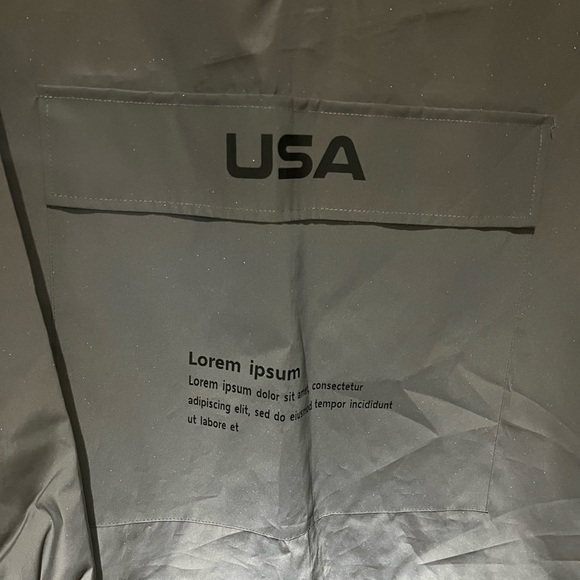 Bleecker & Mercer NWT Premium Collection Neon Orange Windbreaker - Picture 6 of 7